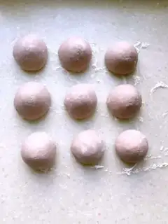 Make Two black whole wheat buns step 5
