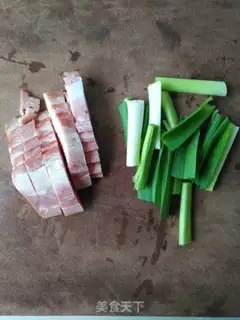 Make Bacon garlic sprouts step 0