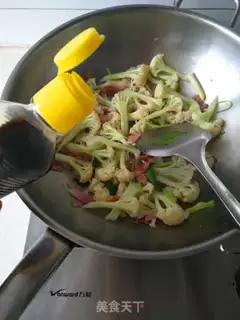 Make Bacon garlic sprouts step 5