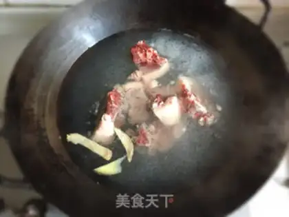 Make Hot lamb chops soup step 1