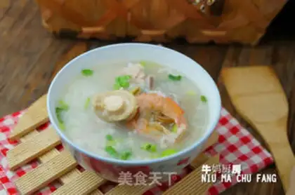 Make Porridge of abalone step 9