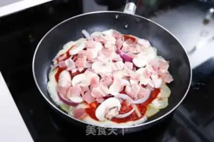 Make Bacon mushroom chips step 4