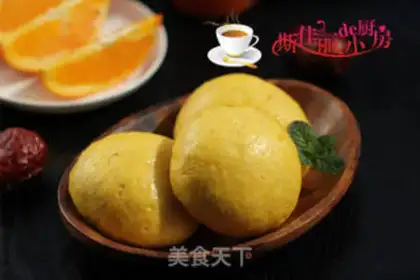 Make Potato pumpkin bun step 14