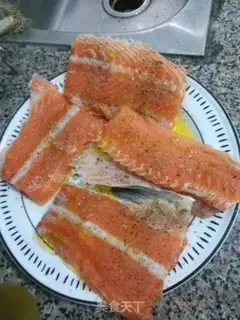 Make Barbecue salmon step 2