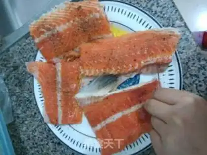 Make Barbecue salmon step 4