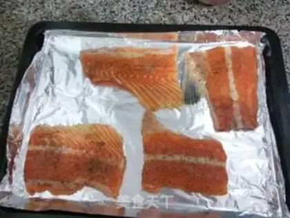 Make Barbecue salmon step 5