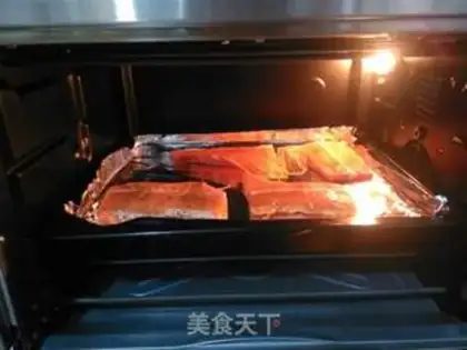 Make Barbecue salmon step 7
