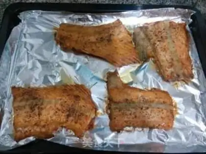 Make Barbecue salmon step 8