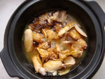 Make Three chickens in a casserole step 5
