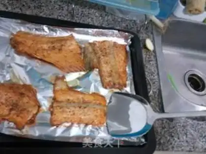 Make Barbecue salmon step 9