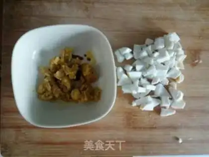 Make Shrimp oiled duck egg fried rice step 1