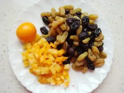 Make Brown wheat orange bun step 0