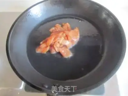 Make Spring fried meat step 4