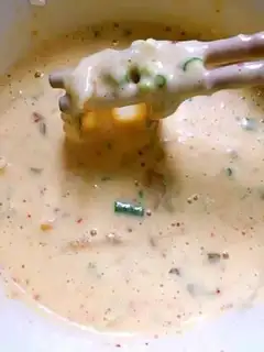 Make Korean chili pancakes step 1