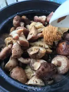 Make Chicken stew mushrooms step 10