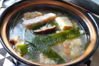 Make Seaweed tofu soup step 6