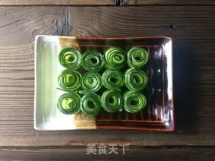 Make Cream cucumber rolls step 2