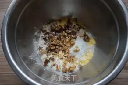 Make walnut corn paste step 1