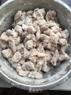 Make Old pineapple meat step 2