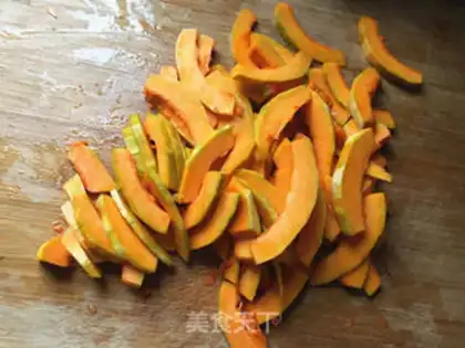Make Double pumpkin porridge step 1