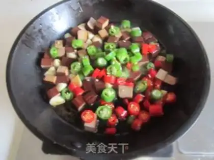 Make Twin pepper eggs dry step 4