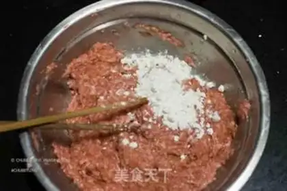Make Salted egg meatloaf step 4