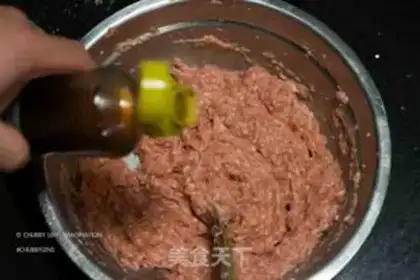 Make Salted egg meatloaf step 5