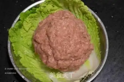 Make Salted egg meatloaf step 9