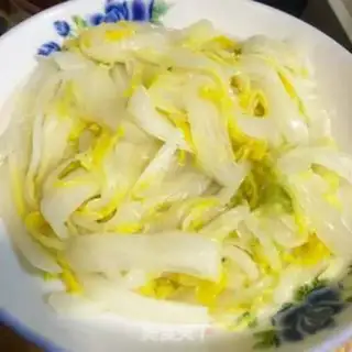 Make Big cabbage with golden needle mushrooms step 8
