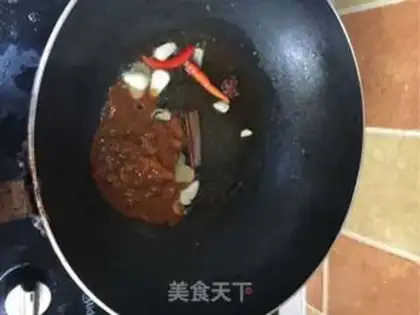 Make The belt of meat is like a roll step 11