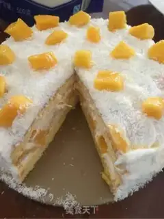 Make Soft mango cake step 7