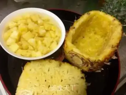 Make Shrimp pineapple step 0