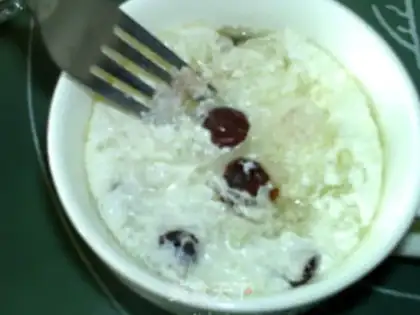 Make Cranberry snow milk step 6