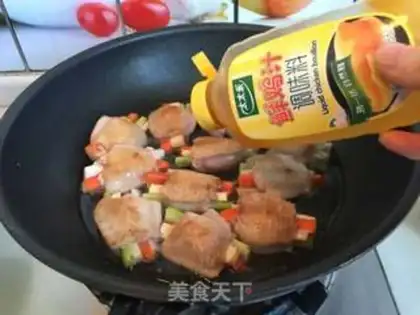Make Fresh vegetables, broken wings step 9