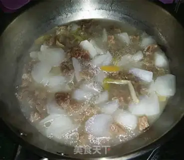 Make Beef carrot fan soup step 11