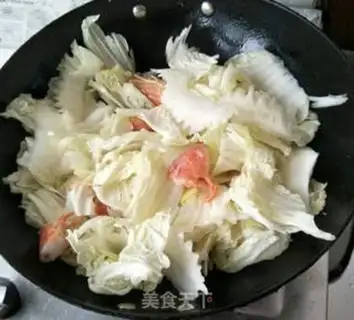 Make The cabbage shrimp is frozen tofu step 3