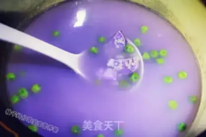 Make The purple mountain porridge step 3