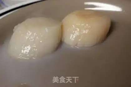 Make Butter scallops step 1