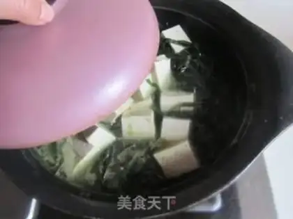 Make Seaweed tofu soup step 7