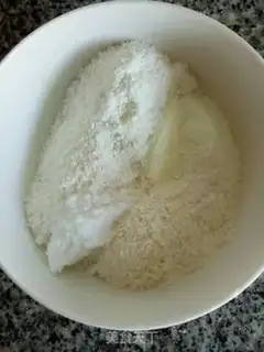 Make Protein coconut ball step 0