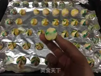 Make Colored protein sugar step 9