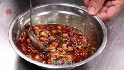 Make Spicy spinach step 1