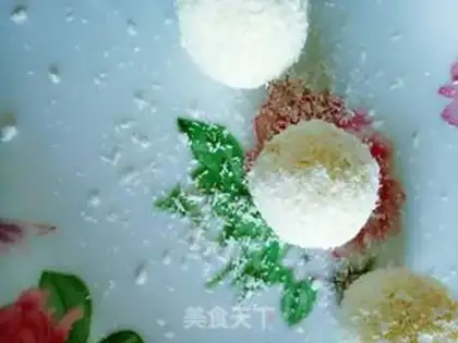 Make Protein coconut ball step 5