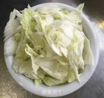 Make Shrimp cabbage step 1