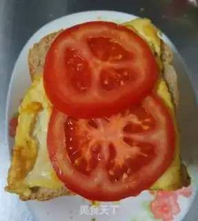 Make Cheese egg tomato sandwich step 7