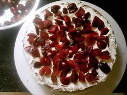Make Black forest cake step 4