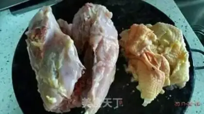 Make Squid chicken soup step 2