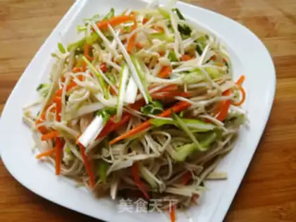 Make Frozen needle mushrooms step 5