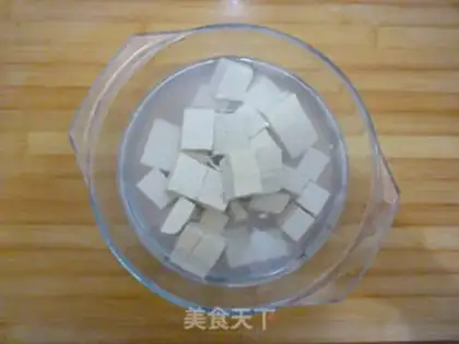 Make Garlic tofu step 1