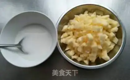 Make Apple pie step 1